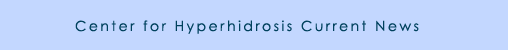 Hyperhidrosis News